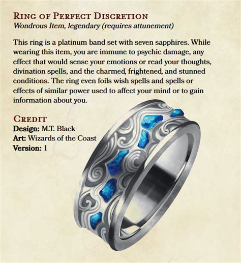Spell of the cursed ring
